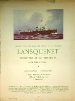 Collective - Buildingplan for modelling Lansquenet escorteurs de 325 tonnes W121, 1949