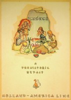 HAL - Menu Card Holland-America Line, ss Veendam 1947