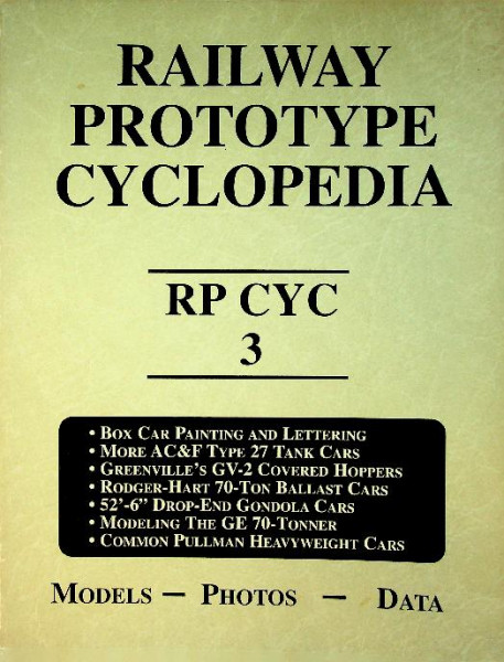 Railway Prototype Cyclopedia RP CYC 3