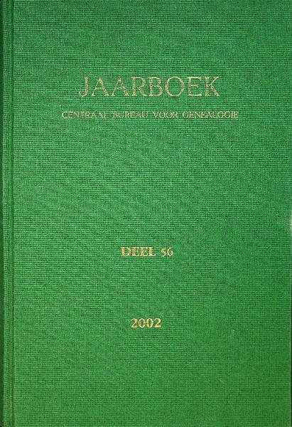 Jaarboek Centraal Bureau voor Genealogie thema Verenigde Oost-Indische Compagnie