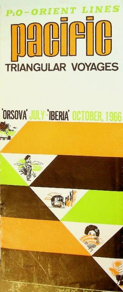 Brochure P&O Orient Lines Pacific Triangular Voyages | Webshop Nautiek.nl