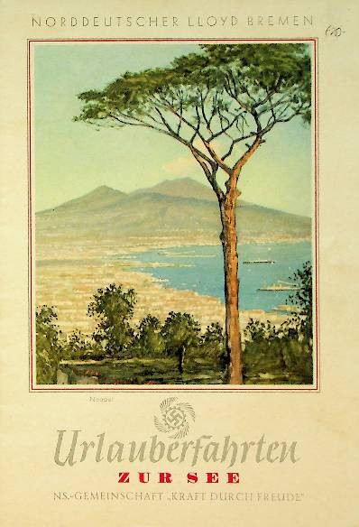 Kraft Durch Freude menucard, Nord Deutsche LLloyd Dampfer Sierra Cordoba | Webshop Nautiek.nl