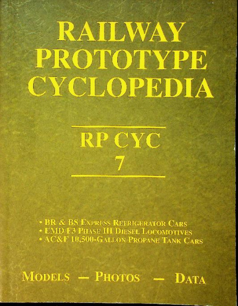 Railway Prototype Cyclopedia RP CYC 7