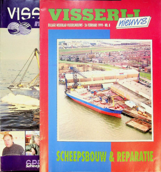 2 bijlages visserij nieuws, thema scheepsbouw en reparatie