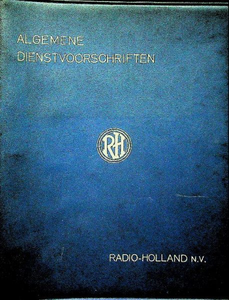 Algemene Dienstvoorschriften Radio Holland N.V.