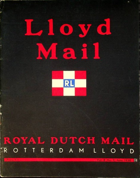 Lloyd Mail June 1938 Rotterdam lloyd