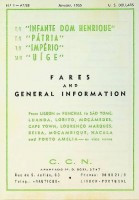 Portuguese Line - Brochure 1965 Portuguese Line. Infante Dom Henrique-Patria-Imperio-Uige