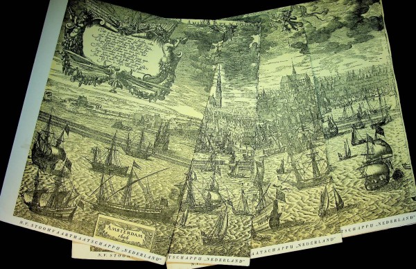 Set 7 menukaarten SMN thema Amsterdam 1606