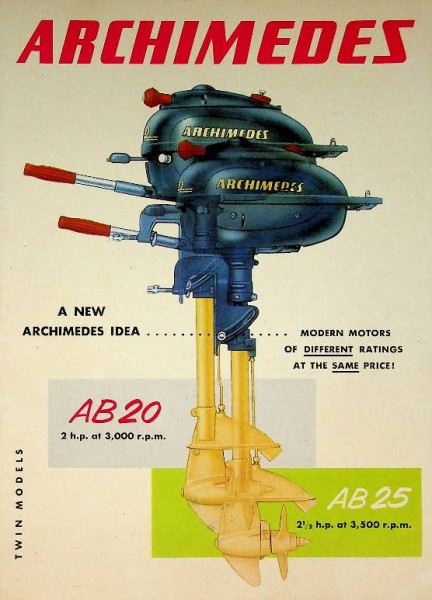 Brochure Archimedes AB 20 / AB 25 Outboard Motor | Webshop Nautiek.nl