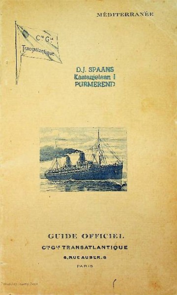 Guide Officiel C.G. Transatlantique 1907