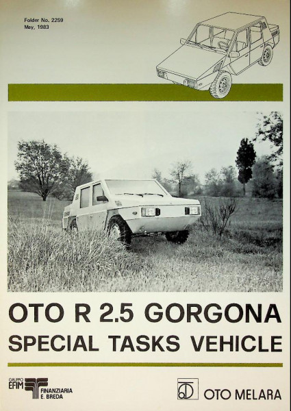 Brochure Oto Melara R 2.5 Gorgona, special tasks vehicle