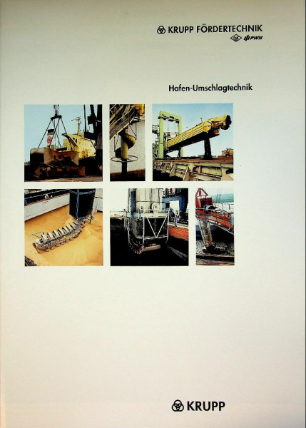 Brochure Krupp, Hafen-Umschlagtechnik