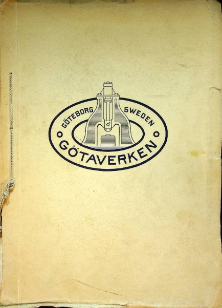 Catalogus Gotaverken Goteborg Sweden