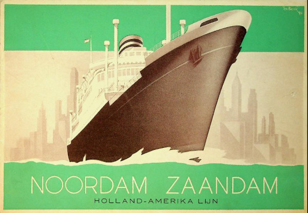 Brochure Holland-Amerika Lijn Noordam-Zaandam