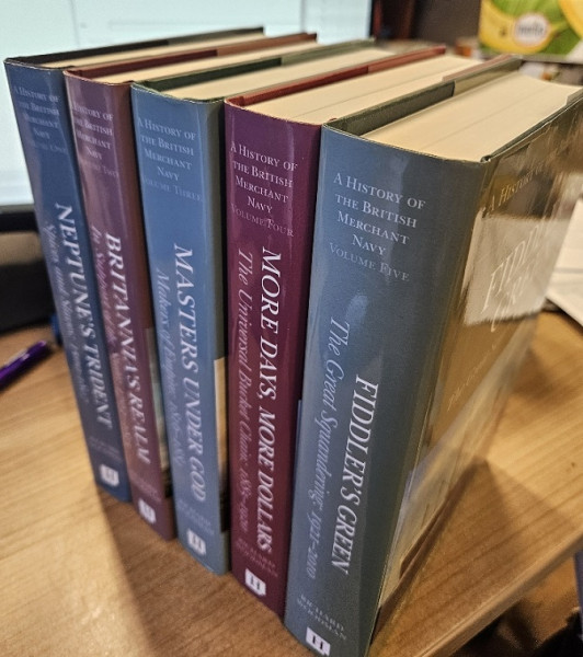 A History of the British Merchant Navy (5 volumes Complete)