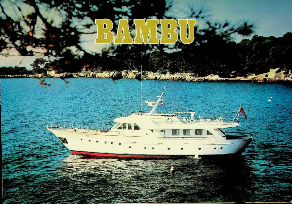 Original Brochure Bambu (Laika) Super Yacht