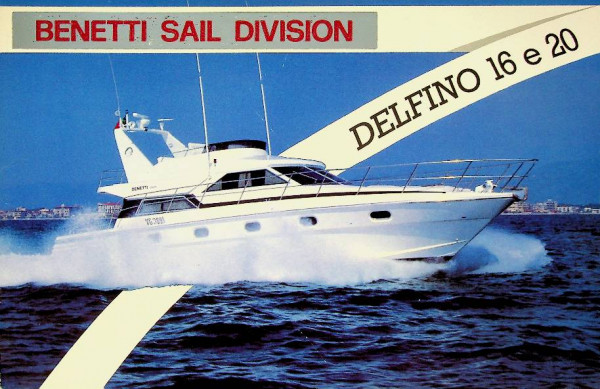 Original Brochure Benetti Delfino 16.20