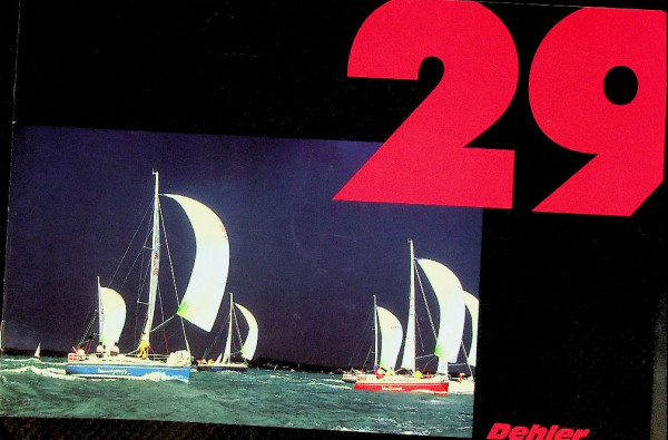 Original brochure Dehler 29 Sailing Yacht