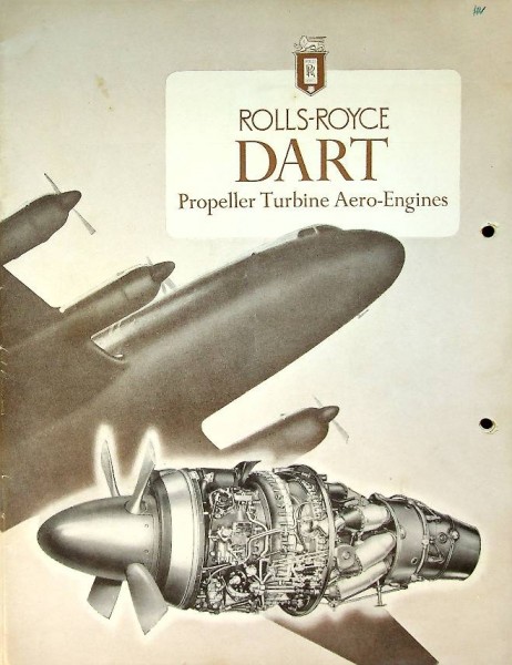 Brochure Rolls-Royce Dart Propellor Turbine Aero-Engines