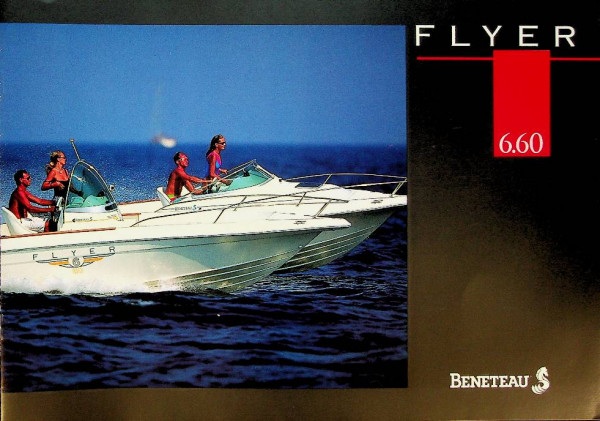 Original Brochure Beneteau Flyer 6.60