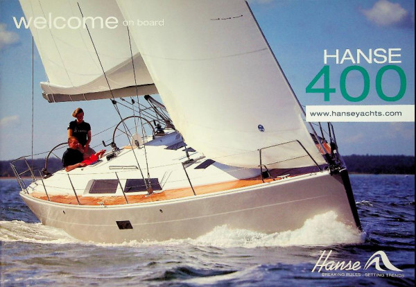 Original Brochure Hanse 400 Sailing Yacht