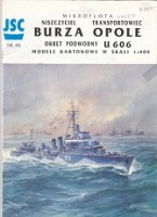 JSC - Ship Modelling cardboard Burza Opele U 606