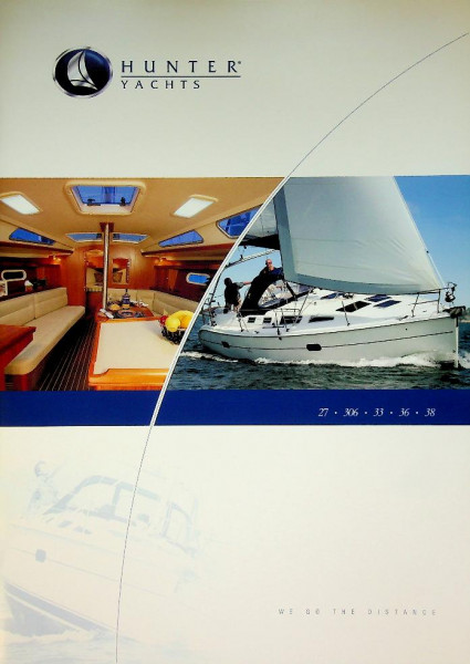 Original Brochure Hunter Sailing Yachts 2004