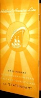 Holland-America Line - Preliminary Accommodation Plan ss Statendam 1956