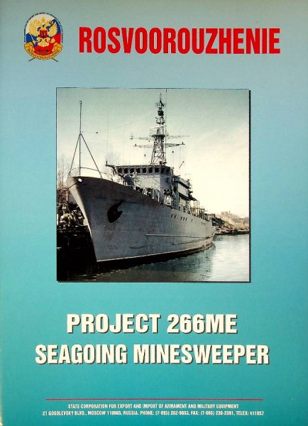 Brochure Rosvoorouzhenie project 266ME Seagoing Minesweeper