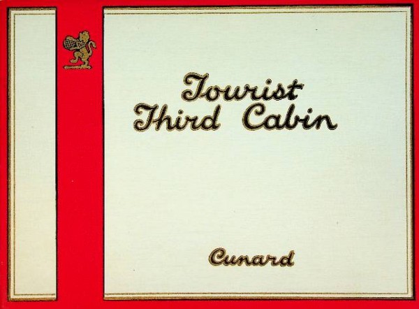 Brochure Cunard Tourist Third Cabin 1927 | Webshop Nautiek.nl