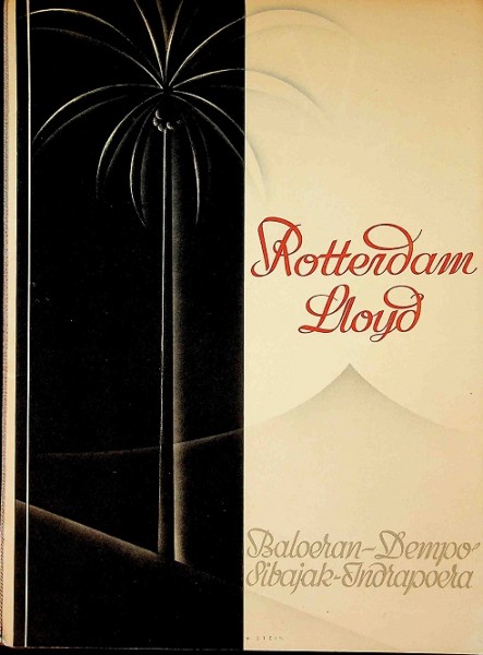 Brochure Rotterdamsche Lloyd Baloeran-Dempo-Sibajak-Indrapoera