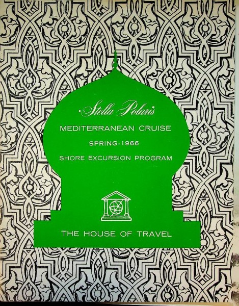 2 set brochures cruises Stella Polaris 1965