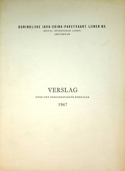 Jaarverslag KJCPL 1967