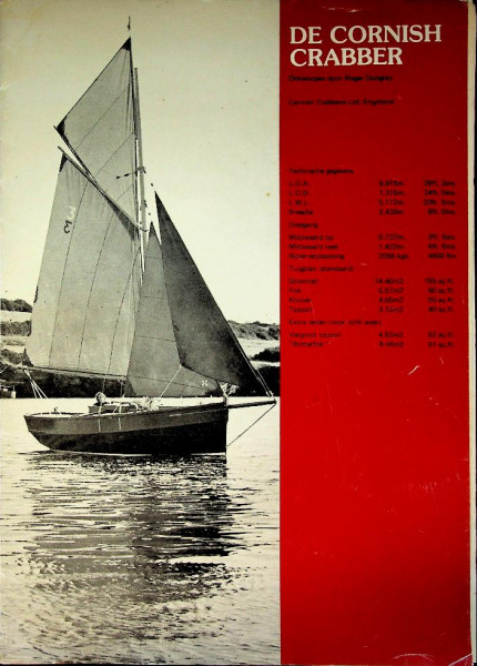Originele brochure met papieren Cornish Crabber 1978