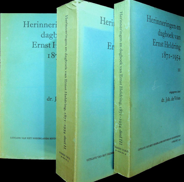 Herinneringen en dagboek van Ernst Heldring 1871-1954