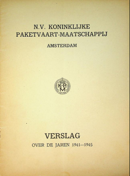 KPM Verslag over de jaren 1941-1945