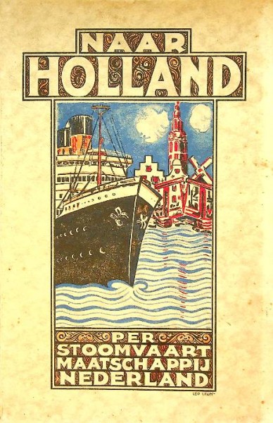 Naar Holland per Stoomvaart Maatschappij Nederland