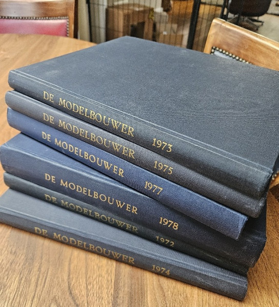 De Modelbouwer (collectie 6 ingebonden jaargangen 70er jaren