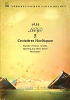NDL - Brochure Norddeutscher Lloyd 5 Croisieres Nordiques 1938