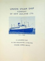 Collective - Brochure T.E.V. Maori (Union Steamship New Zealand). Union Steam Ship Company of New Zealand Ltd.