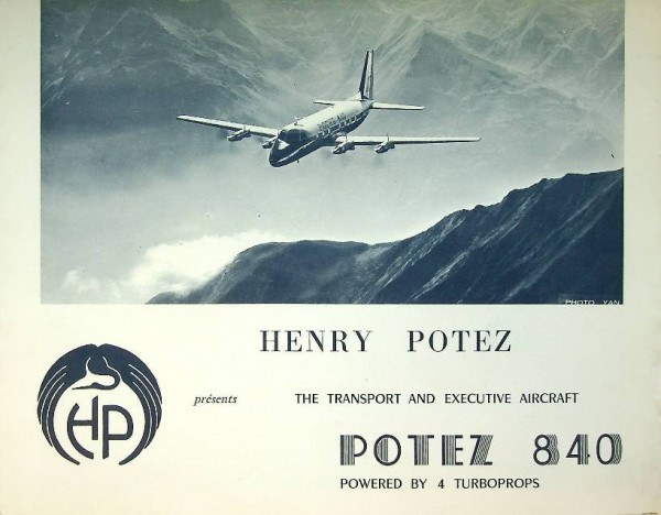 Brochure Potez 840
