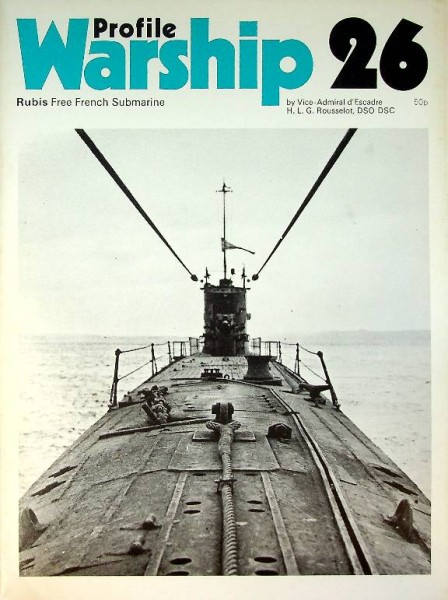 Profile Warship 26 Rubis Free French Submarine | Webshop Nautiek.nl