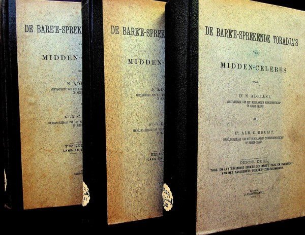 De Bare'e sprekende Toradja's van Midden-Celebes (3 volumes)