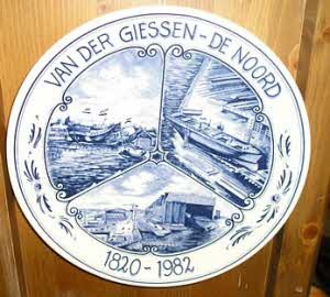 Gedenkbord van der Giessen-De Noord 1820-1920