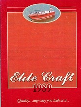 Brochure Elite Craft 1989