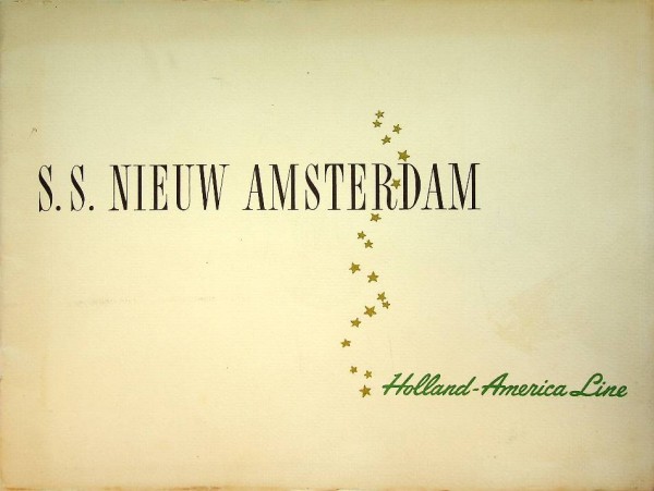 Brochure s.s. Nieuw Amsterdam