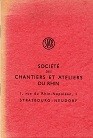 Chantiers et Atelier - Societe des Chantiers et Ateliers du Rhin. Elements servant de base pour le calcul des prix de reparation des bateaux rhenans