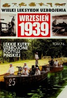 Borowiak, M - Lekkie Kutry Uzbrojone Flotylli Pinskiej. Series Wrzesien 1939, Tom 76.