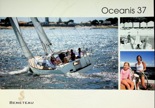 Original Brochure Beneteau Oceanis 37 Sailing Yacht