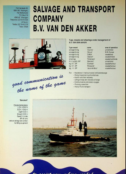 Brochure B.V. van den Akker